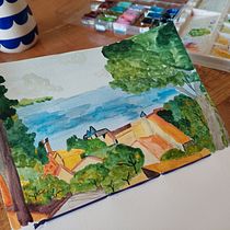 Mi Proyecto del curso: Sketchbook pictórico en gouache. Traditional illustration, Sketching, Drawing, Architectural Illustration, Sketchbook, and Gouache Painting project by Ana Bondioli - 09.06.2021