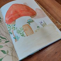 Mi Proyecto del curso: Técnicas de ilustración con acuarela y gouache. Traditional illustration, Fine Arts, Painting, Watercolor Painting, Children's Illustration, and Gouache Painting project by Ana Bondioli - 09.06.2021