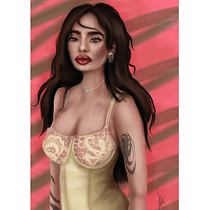 Mi Proyecto del curso: Personajes femeninos poderosos: ilustra la diversidad. Traditional illustration, Painting, Digital Illustration, Digital Drawing, and Digital Painting project by saraypaqui21 - 09.06.2021