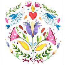 Mi Proyecto del curso: Introducción a la ilustración floral con acrílico. Ilustração tradicional, Artes plásticas, Pintura, Desenho, Pintura Acrílica e Ilustração botânica projeto de Ana Bondioli - 06.09.2021