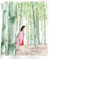 Meu projeto do curso: Ilustração em aquarela com influência japonesa - inspiraçao Studio Ghibli. Un projet de Illustration traditionnelle, Dessin , et Aquarelle de marisrinoue - 05.09.2021