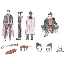 Mi Proyecto del curso: Dibujo de personajes manga desde cero. Traditional illustration, Character Design, Comic, Pencil Drawing, Drawing, and Manga project by Carlos Axel Sanchez Sanchez - 09.07.2021