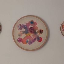 Meu projeto do curso: Técnicas básicas de bordado e aquarela. Painting, Watercolor Painting, and Embroider project by Luciana Caetano - 09.07.2021