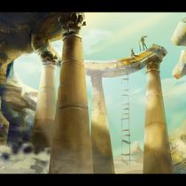 Mi Proyecto del curso: Concept art para videojuegos. Traditional illustration, Digital Illustration, Video Games, Concept Art, and Game Design project by pinkermine - 09.07.2021