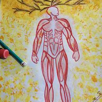 Mi Proyecto del curso: Dibujo anatómico para principiantes. Fine Arts, Sketching, Pencil Drawing, Drawing, Realistic Drawing, and Figure Drawing project by Marisela Malave Rengel - 08.09.2021