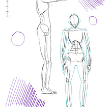 Mi Proyecto del curso: Dibujo anatómico para principiantes. Fine Arts, Sketching, Pencil Drawing, Drawing, Realistic Drawing, and Figure Drawing project by Alexanko Leon - 09.06.2021