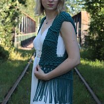 Mon projet du cours : Macramé : créez des vêtements uniques. Un proyecto de Diseño de complementos, Artesanía, Tejido y Macramé de gwenaelle_a - 07.09.2021