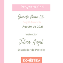 My project in Cake Design: Modern Decorating Techniques course. Design, and DIY project by Graciela Parra - 09.07.2021
