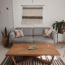 Mi Proyecto del curso: Introducción al macramé: creación de un tapiz decorativo Ein Projekt aus dem Bereich Erweiterungsentwicklung, H, werk, Innendesign, Dekoration von Innenräumen, Weben und Makramee von Diana Diaz - 08.09.2021