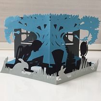My project in Paper Cutting Techniques for Storytelling course. Traditional illustration, Arts, Crafts, Paper Craft, Stor, telling, DIY, and Narrative project by Marguerite Cousins - 09.07.2021