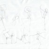 Mi Proyecto del curso: Dibujo anatómico para principiantes. Fine Arts, Sketching, Pencil Drawing, Drawing, Realistic Drawing, and Figure Drawing project by Luis Ibarra - 09.08.2021