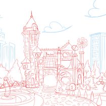 Meu projeto do curso: Pintura digital de fundo para animação. Un proyecto de Ilustración tradicional, Animación, Ilustración digital y Pintura digital de Cesar Cavelagna - 08.09.2021
