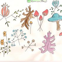 My project in Illustrated Pattern Design course. Een project van  Ontwerp, Traditionele illustratie, Patroonontwerp y Printen van Barbara Price - 07.09.2021