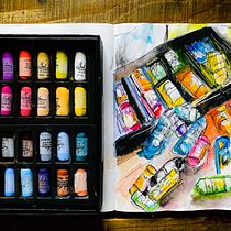 My project in Artistic Watercolor Sketching: Dare to Express Your Ideas course. Traditional illustration, Sketching, Creativit, Drawing, Watercolor Painting, and Sketchbook project by Renae Maslag - 09.08.2021