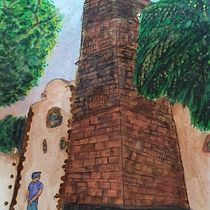 Mi Proyecto del curso: Dibujo arquitectónico con acuarela y tinta. Sketching, Drawing, Watercolor Painting, Architectural Illustration, Sketchbook & Ink Illustration project by noemi2_ - 09.08.2021