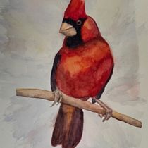 My project in Artistic Watercolor Techniques for Illustrating Birds course. Traditional illustration, Watercolor Painting, Realistic Drawing, and Naturalistic Illustration project by Heather Riding - 09.08.2021