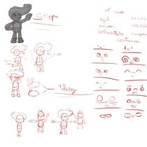 Meu projeto do curso: Design de personagens para animação com Photoshop (mas eu usei o Krita. Animation, Character Design, and Character Animation project by gabrielaaron2019 - 09.09.2021