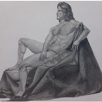 Mi Proyecto del curso: Dibujo realista de la figura humana. Traditional illustration, Fine Arts, Sketching, Pencil Drawing, Drawing, Realistic Drawing, and Figure Drawing project by José L Regalado H - 09.09.2021