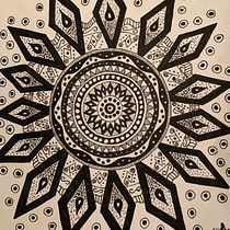 My project in The Art of Mandala Drawing: Create Geometric Patterns course. Drawing & Ink Illustration project by bdf4yrmbzs - 09.09.2021