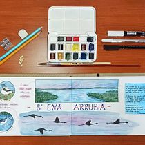 Il mio progetto del corso: Diario di viaggio ad acquerello. Traditional illustration, Watercolor Painting, Architectural Illustration, and Sketchbook project by Chiara Beccone - 09.09.2021