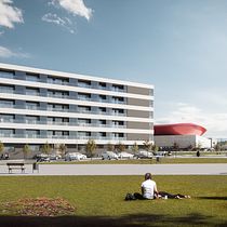 My project in Matte Painting Techniques for ArchViz course. Un progetto di Ritocco fotografico, Fotografia digitale, Architettura digitale, ArchVIZ, Fotomontaggio e Matte painting di markelazkona - 09.09.2021
