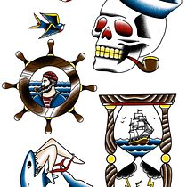 Mein Kursprojekt: Design von Autorentattoos mit Procreate . Un progetto di Illustrazione tradizionale, Graphic design, Disegno, Illustrazione digitale, Design di tatuaggi e Disegno digitale di Denise Tricic - 09.09.2021