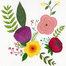 Mi Proyecto del curso: Introducción a la ilustración floral con acrílico. Ilustração tradicional, Artes plásticas, Pintura, Desenho, Pintura Acrílica e Ilustração botânica projeto de Camila González Acevedo - 09.09.2021