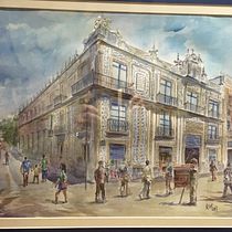 Mi Proyecto del curso: Dibujo arquitectónico con acuarela y tinta. Sketching, Drawing, Watercolor Painting, Architectural Illustration, Sketchbook & Ink Illustration project by Rosa Margarita Gurrusquieta A - 03.12.2020