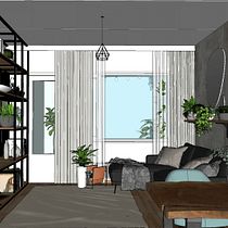 Mi Proyecto del curso: Diseño de interiores de principio a fin. Projekt z dziedziny Architektura wnętrz, Projektowanie wnętrz, Dekoracja wnętrz i Projektowanie przestrzeni użytkownika Cristhell De la Cruz - 10.09.2021