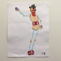 Mi Proyecto del curso: Ilustración de personajes dinámicos . Traditional illustration, Character Design, Comic, Creativit, Drawing, Digital Drawing, and Manga project by Luna Suárez Velásquez - 09.09.2021