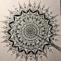 My project in The Art of Mandala Drawing: Create Geometric Patterns course. Un projet de Dessin et Illustration à l'encre de Maria Duarte - 20.09.2021