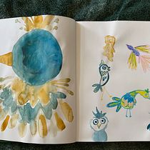 My Studies in Illustration Techniques to Unlock your Creativity course. Design, Traditional illustration, Fine Arts, Painting, Creativit, Creating with Kids, and Sketchbook project by Abbey - 09.01.2021