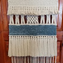 Mi Proyecto del curso: Introducción al macramé: creación de un tapiz decorativo Ein Projekt aus dem Bereich Erweiterungsentwicklung, H, werk, Innendesign, Dekoration von Innenräumen, Weben und Makramee von Pame Ordenes Tapia - 10.09.2021