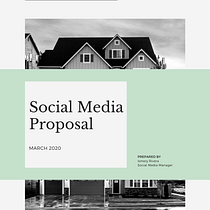 Social Media Plan - Client Proposal. Social Media, Digital Marketing, Content Marketing, Facebook Marketing & Instagram Marketing project by Ismery Rivera - 09.11.2021