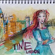 My project in Artistic Watercolor Sketching: Dare to Express Your Ideas course. Traditional illustration, Sketching, Creativit, Drawing, Watercolor Painting, and Sketchbook project by jaithie - 09.11.2021