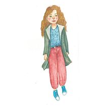 Meu projeto do curso: Ilustração e caracterização de personagens com aquarela. Un proyecto de Ilustración tradicional, Diseño de personajes, Pintura y Pintura a la acuarela de patriciarte - 11.09.2021