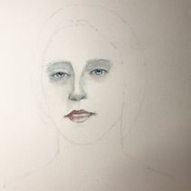 My project in Expressive Watercolor Portraits course. Traditional illustration, Fine Arts, Painting, Watercolor Painting, and Portrait Drawing project by Lise Vézina - 09.12.2021