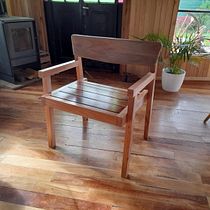 Sillon de maderas duras: Zoita e Ibira Pita. Arts, Crafts, Furniture Design, Making, Interior Design, DIY, and Woodworking project by Gaston Salazar - 09.12.2021