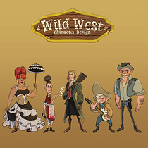 Meu projeto do curso: Fábrica de personagens ilustrados - Wild West Characters. Traditional illustration, Character Design, Digital Illustration, Children's Illustration, and Narrative project by Gilberson Andrade - 09.12.2021