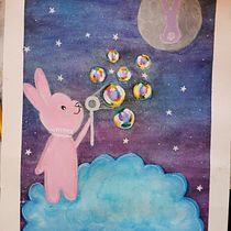 My project in Illustration Techniques with Watercolor and Gouache course. Traditional illustration, Fine Arts, Painting, Watercolor Painting, Children's Illustration, and Gouache Painting project by lolyorigel - 09.12.2021