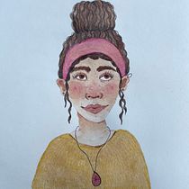 My project in Illustration and Character Development with Watercolor course. Un proyecto de Ilustración tradicional, Diseño de personajes, Pintura y Pintura a la acuarela de Abbey - 12.09.2021