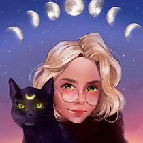 Meu projeto do curso. Traditional illustration, Drawing, Digital Illustration, Portrait Drawing, Digital Drawing, and Digital Painting project by Carolina Freitas - 09.13.2021