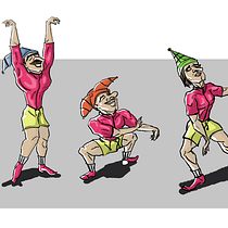 Mi Proyecto del curso: Introducción al diseño de personajes para animación y videojuegos. Un projet de Illustration traditionnelle, Animation, Conception de personnages, Jeux vidéo , et Conception de jeux vidéo de Diana Leal - 13.09.2021