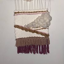Mi Proyecto del curso: Introducción al tejido en telar de bastidor. Een project van Ontwerp van accessoires,  Interieurdecoratie y Textiel van denigloria - 13.09.2021