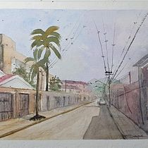 Meu projeto do curso: Criação de paisagem contemporânea em aquarela. Projekt z dziedziny  Sztuki piękne i Malowanie akwarelą użytkownika Simone Schumacher - 13.09.2021