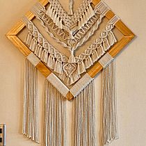 Mi Proyecto del curso: Introducción al tapiz de macramé. Un progetto di Design di accessori, Artigianato, Fiber Art e Macramè di Carol Farías Romero - 13.09.2021