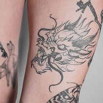 Meu projeto do curso: Tatuagem para principiantes. Tattoo Design project by Bruna Martins - 09.14.2021