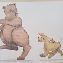 My project in Animal Characters in Watercolor for Children’s Books course. Traditional illustration, Fine Arts, Painting, Drawing, Watercolor Painting, Children's Illustration, and Narrative project by marianna_al - 09.14.2021