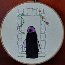 Mi Proyecto del curso: Técnicas de bordado para crear peinados con volumen. Een project van Borduurwerk van Hannia Mejía Soto - 14.09.2021