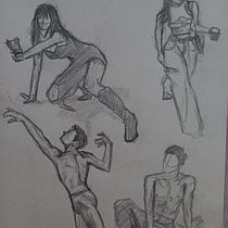 Meu projeto do curso: Desenho anatômico para principiantes. Fine Arts, Sketching, Pencil Drawing, Drawing, Realistic Drawing, and Figure Drawing project by cdias9595 - 09.14.2021